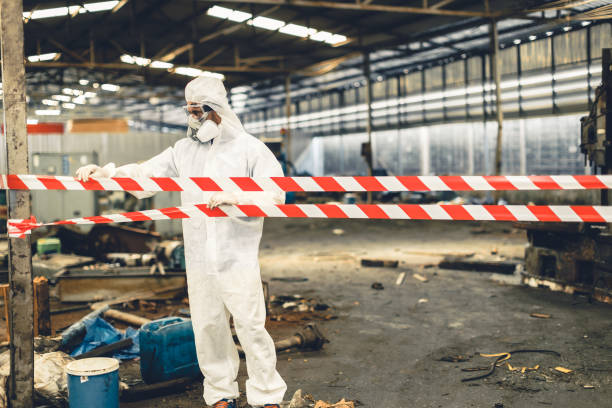 Professional Drug Lab Cleanup technician working in Pleasant Hill, TX